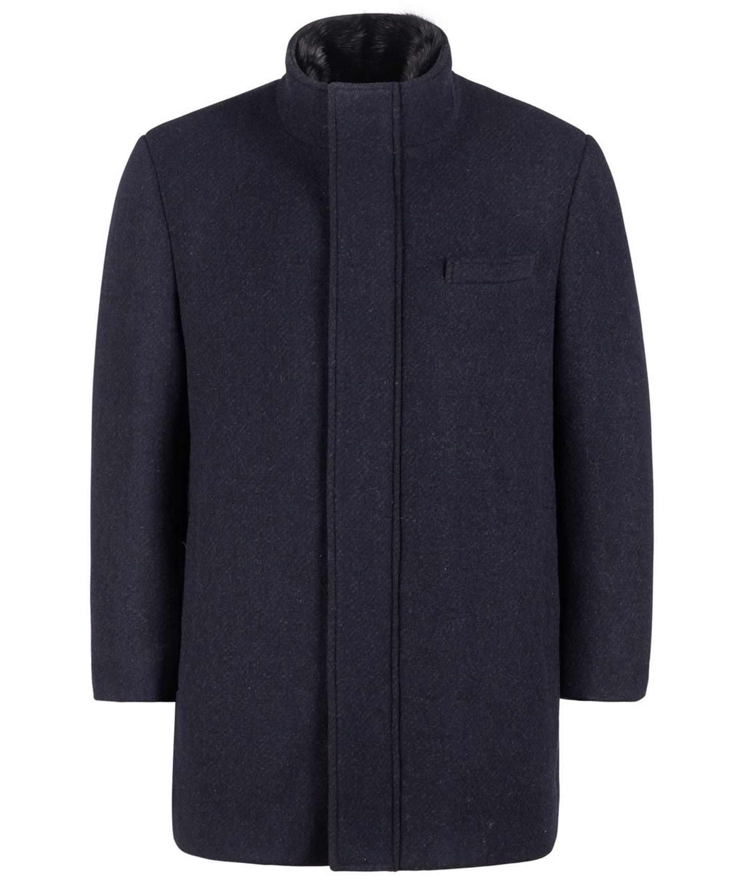 LETTER FROM MOON ♥ Norton Double Button Wool Jacket Rappson of Sweden Winter Pure Wool Jacket Blazer Dark Gray